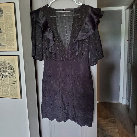 NWOT Free People Party Mackenzie Eyelet Mini Dress - Picture 4 of 6